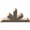 Ekena Millwork Saratoga Smooth Timber Gable Bracket, Douglas Fir, 48"W x 26"H x 5 1/2"D x 5 1/2"F, 13/12 Pitch GBW048X26X0606SAR00SDF - alternate 5